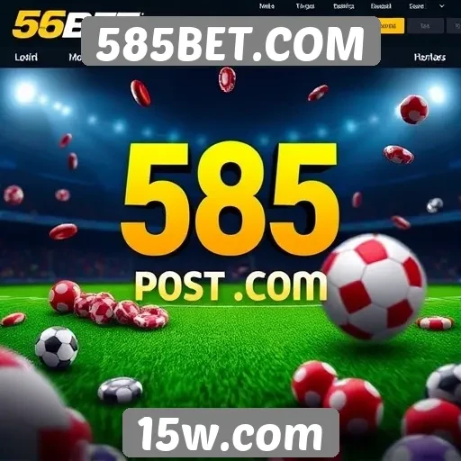 Novas funcionalidades no site de apostas 585BET.COM